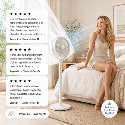 Ventilateur d'air frais ❄️ - Télescopique 3-en-1