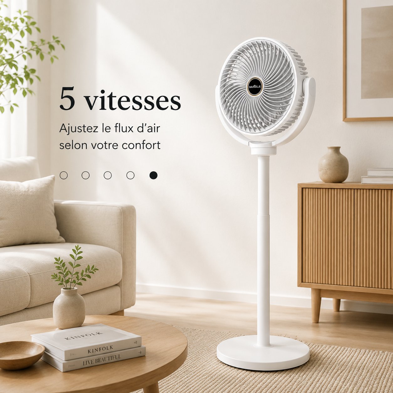 Ventilateur d'air frais ❄️ - Télescopique 3-en-1