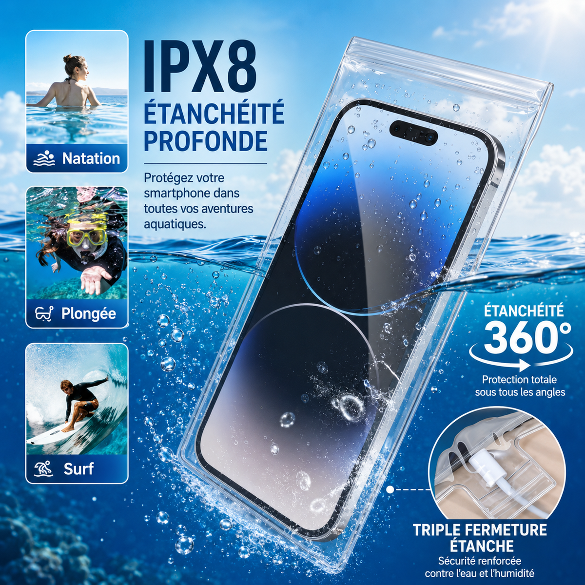 Pochette Téléphone Étanche MyLiHom™
