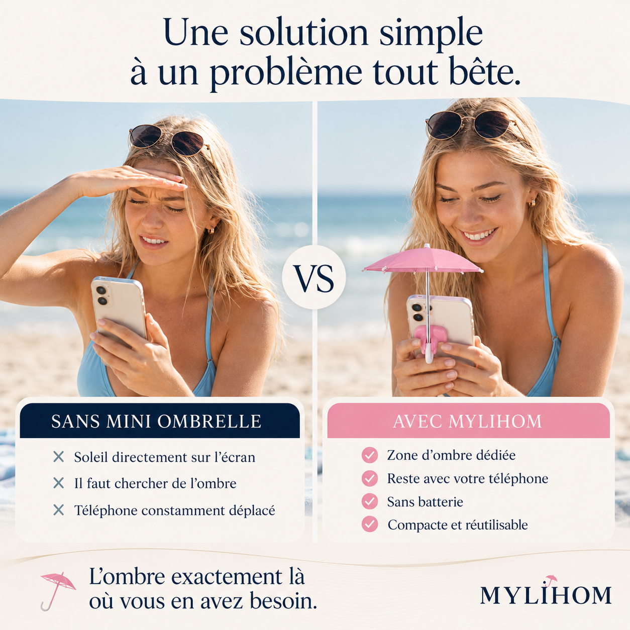 Mini Ombrelle Téléphone MyLiHom™
