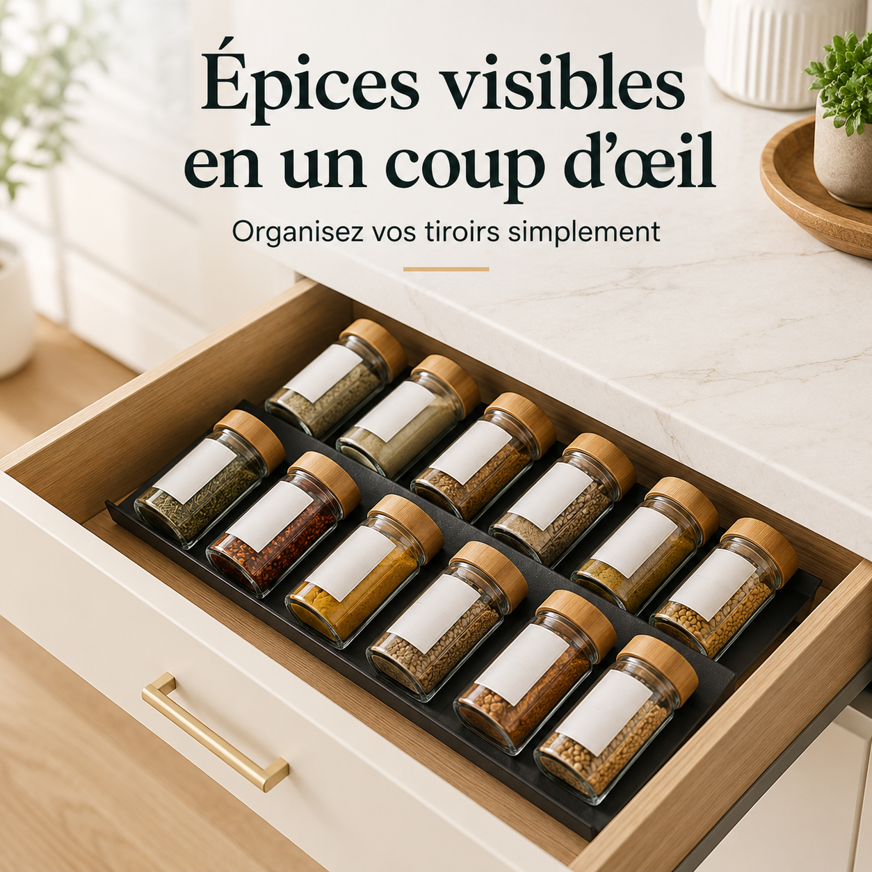 Organisateur d’Épices en Escalier