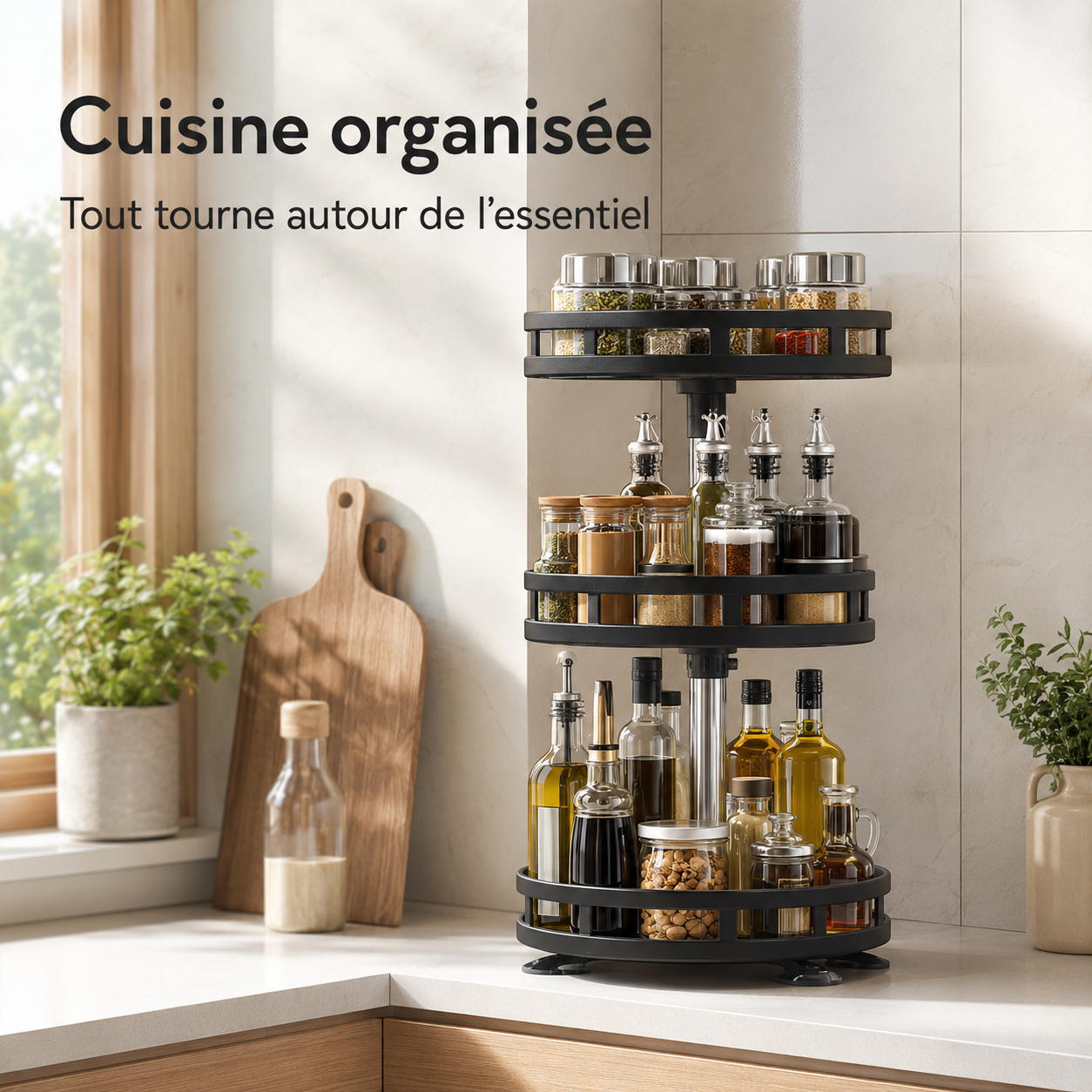 Organisateur Multi-usage Rotatif 360°