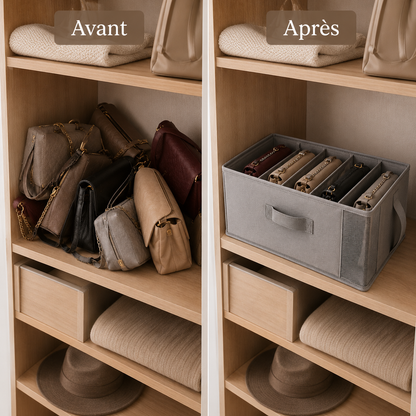 Rangement pour sacs à main