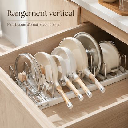 Organisateur Extensible Poêles & Couvercles