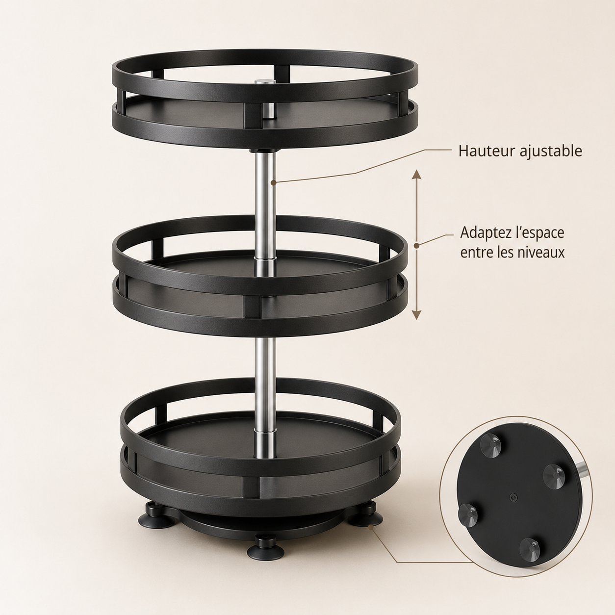 Organisateur Multi-usage Rotatif 360°