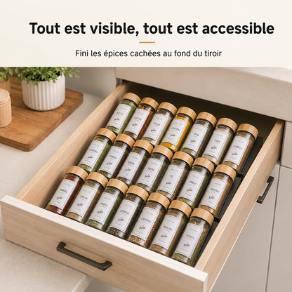 Organisateur d’Épices en Escalier