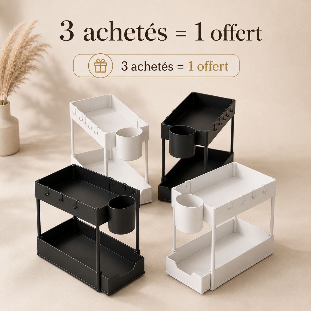 Organisateur Coulissant 2 Niveaux