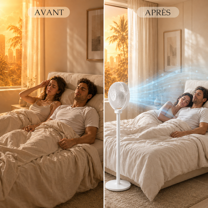 Ventilateur d'air frais ❄️ - Télescopique 3-en-1