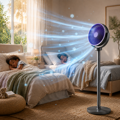 Ventilateur d'air frais ❄️ - Télescopique 3-en-1